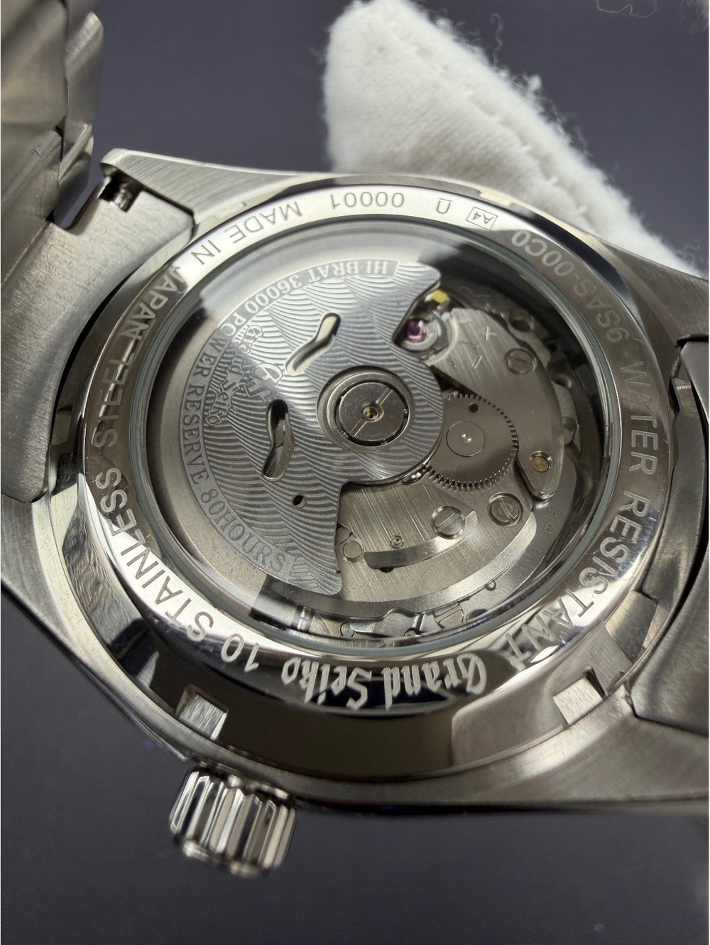 Custom Black Textured Dial Automatic Watch Mod - Picture 9 of 10